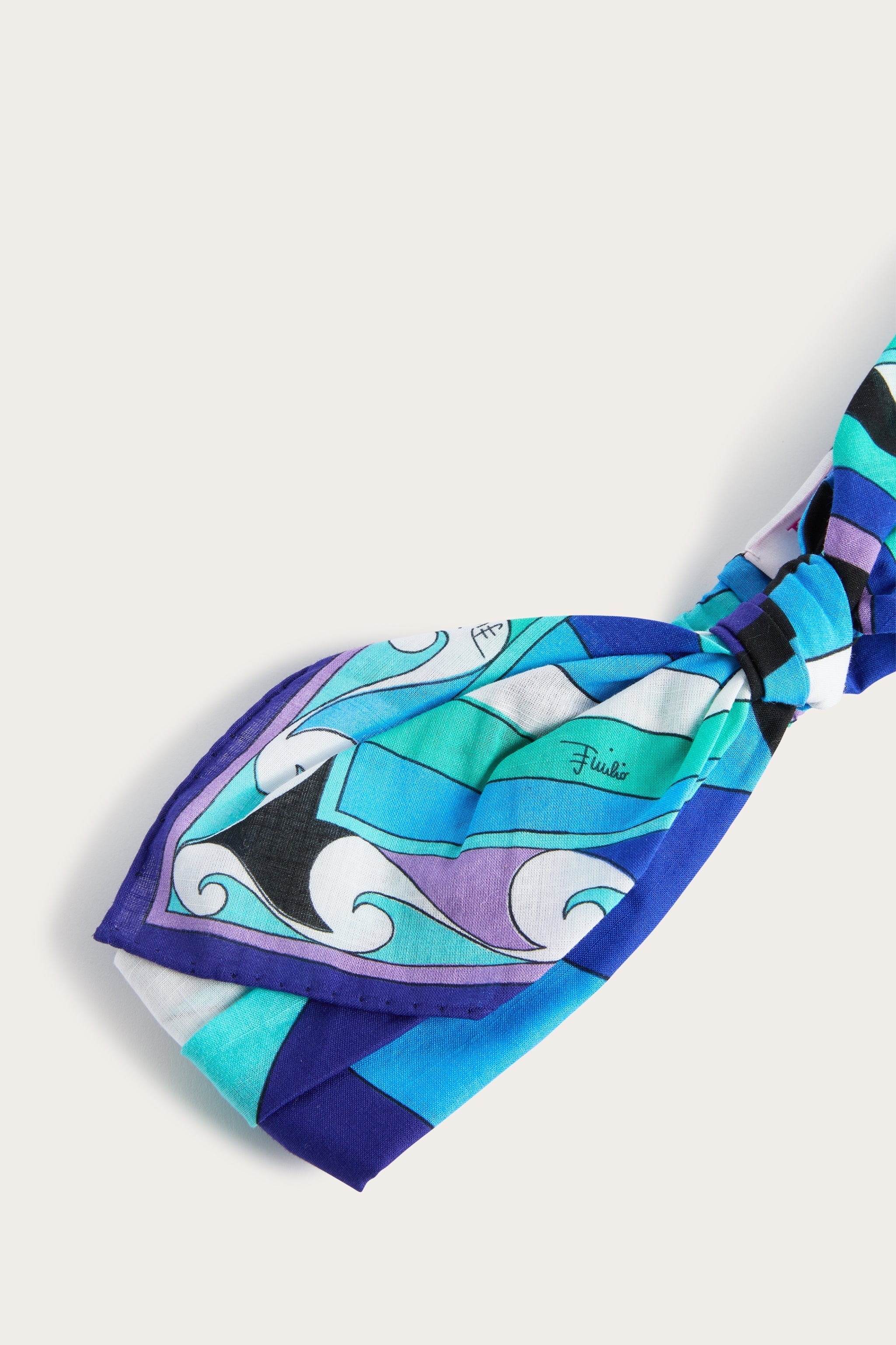 Cotton Headband with Bow
 WOMAN Pucci