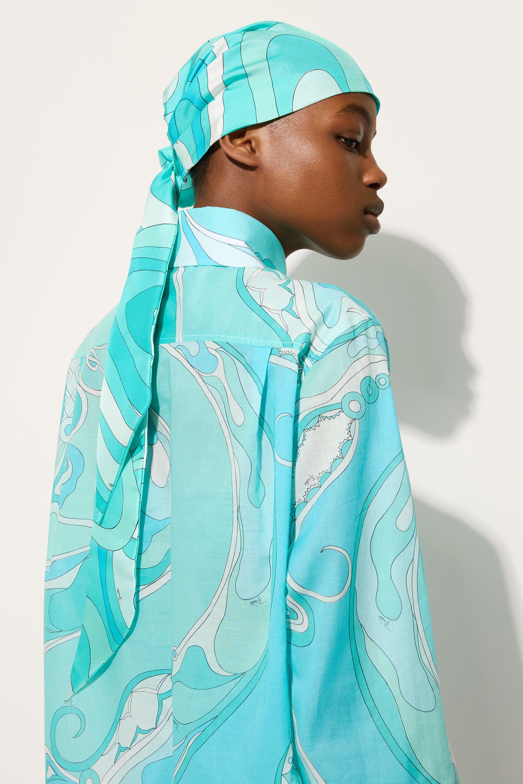 Marmo Print Bandana Hat
 WOMAN Pucci