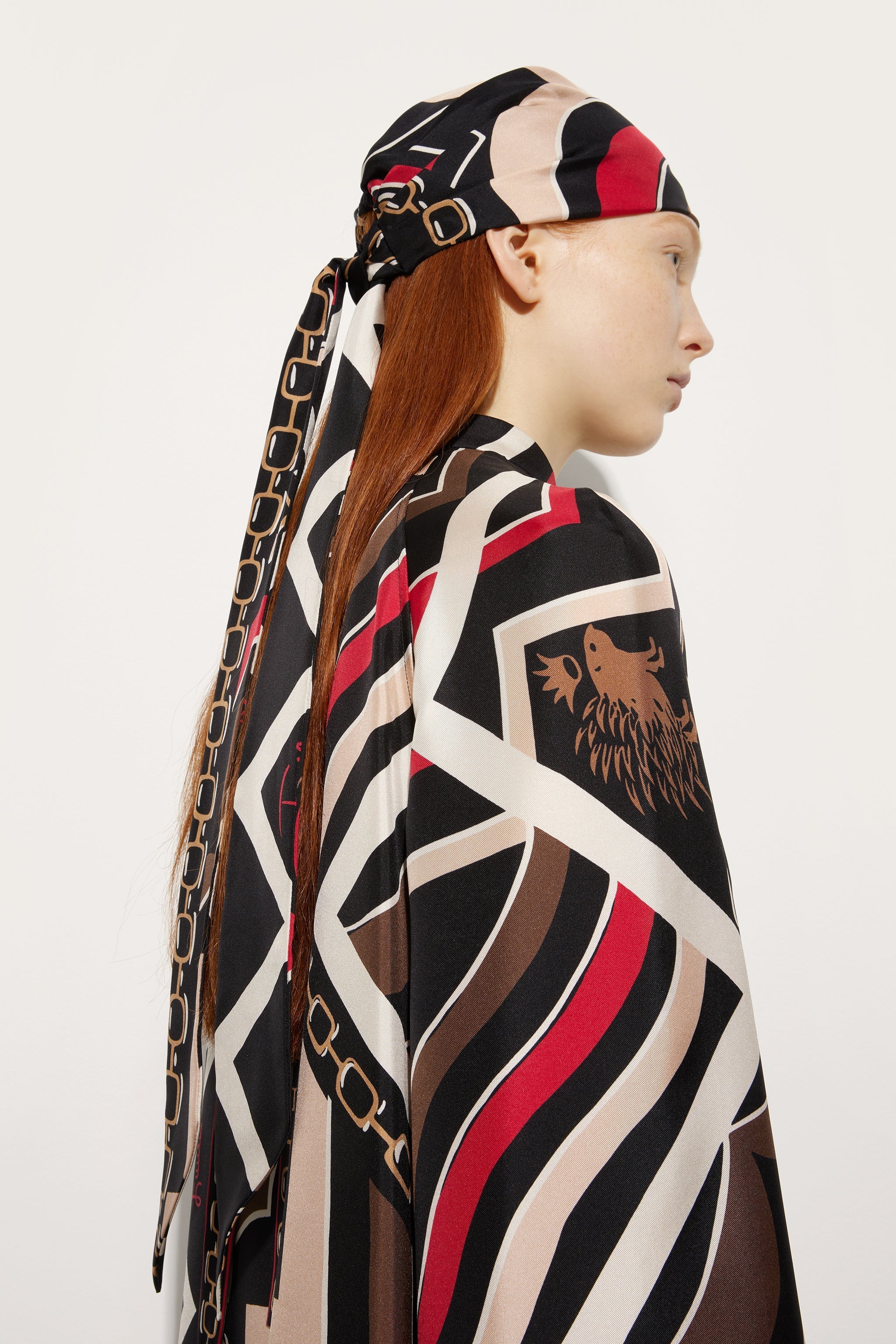 Istrice Print Bandana Hat
 WOMAN Pucci