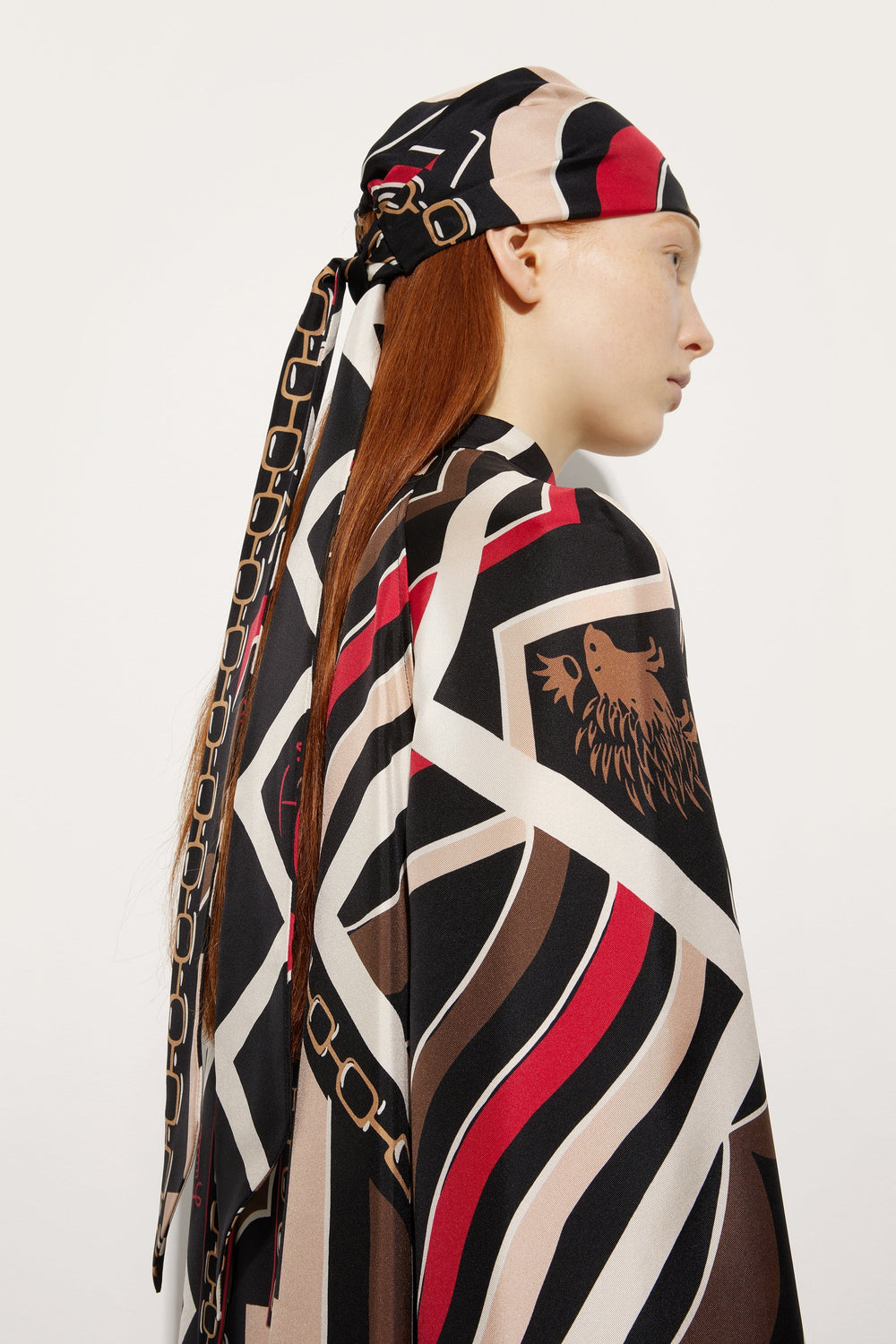 Istrice Print Bandana Hat
 WOMAN Pucci