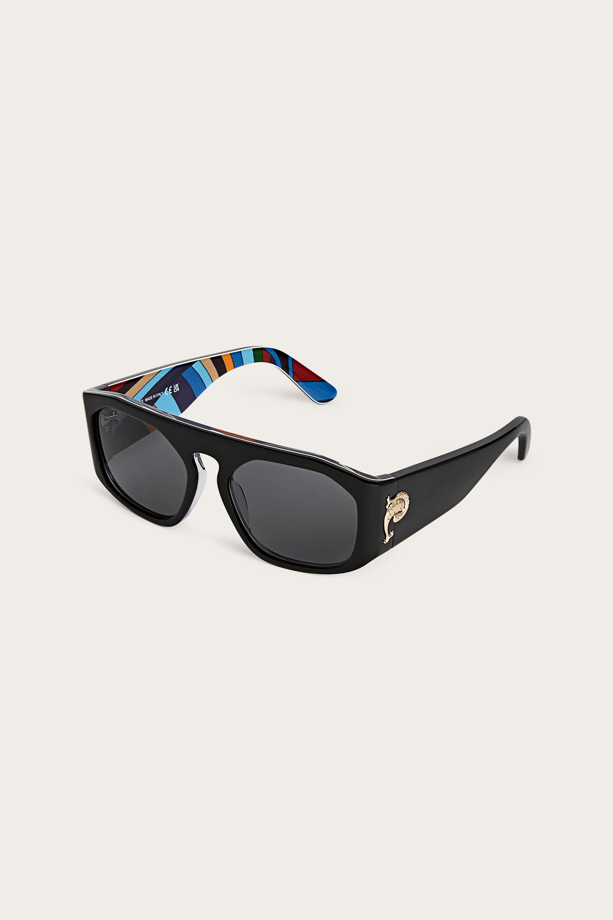 Rectangular Sunglasses with Printed Temples
 WOMAN Pucci