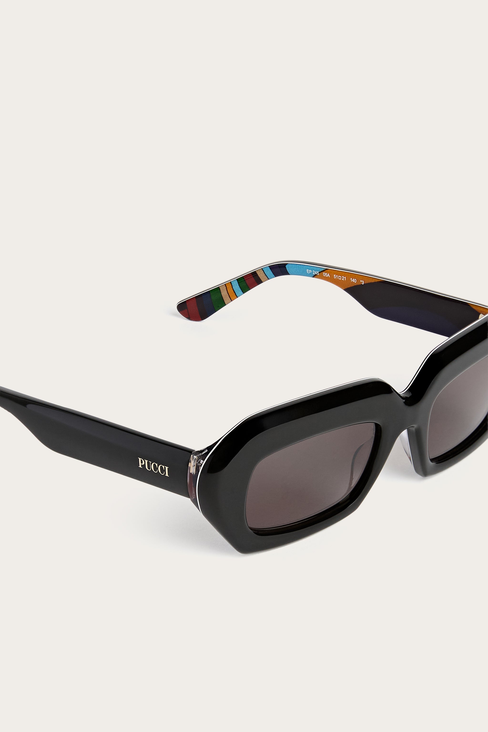 Rectangular Sunglasses with Printed Temples
 WOMAN Pucci