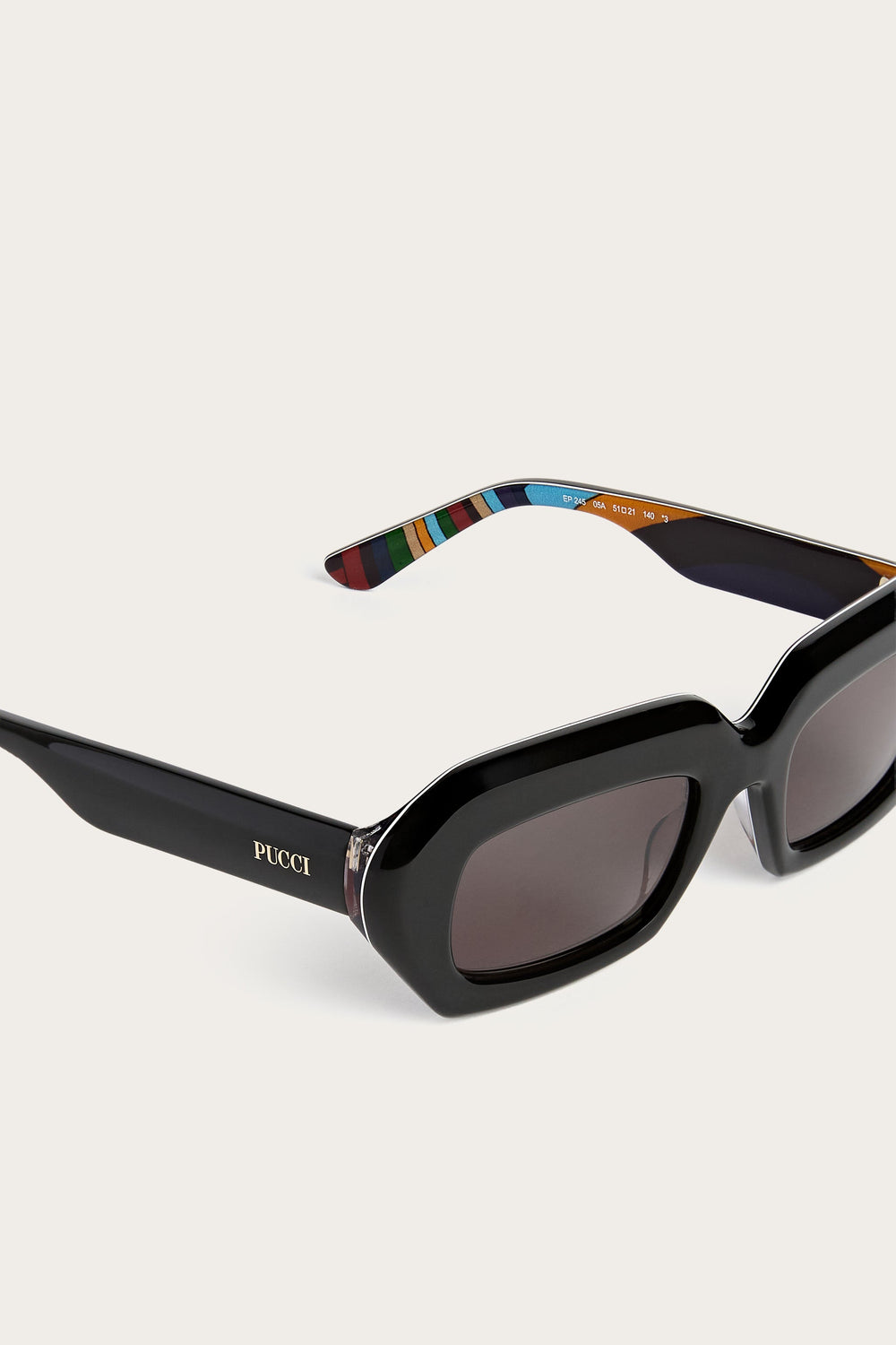 Rectangular Sunglasses with Printed Temples
 WOMAN Pucci