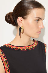 Horn-Shaped Earring
 WOMAN Pucci