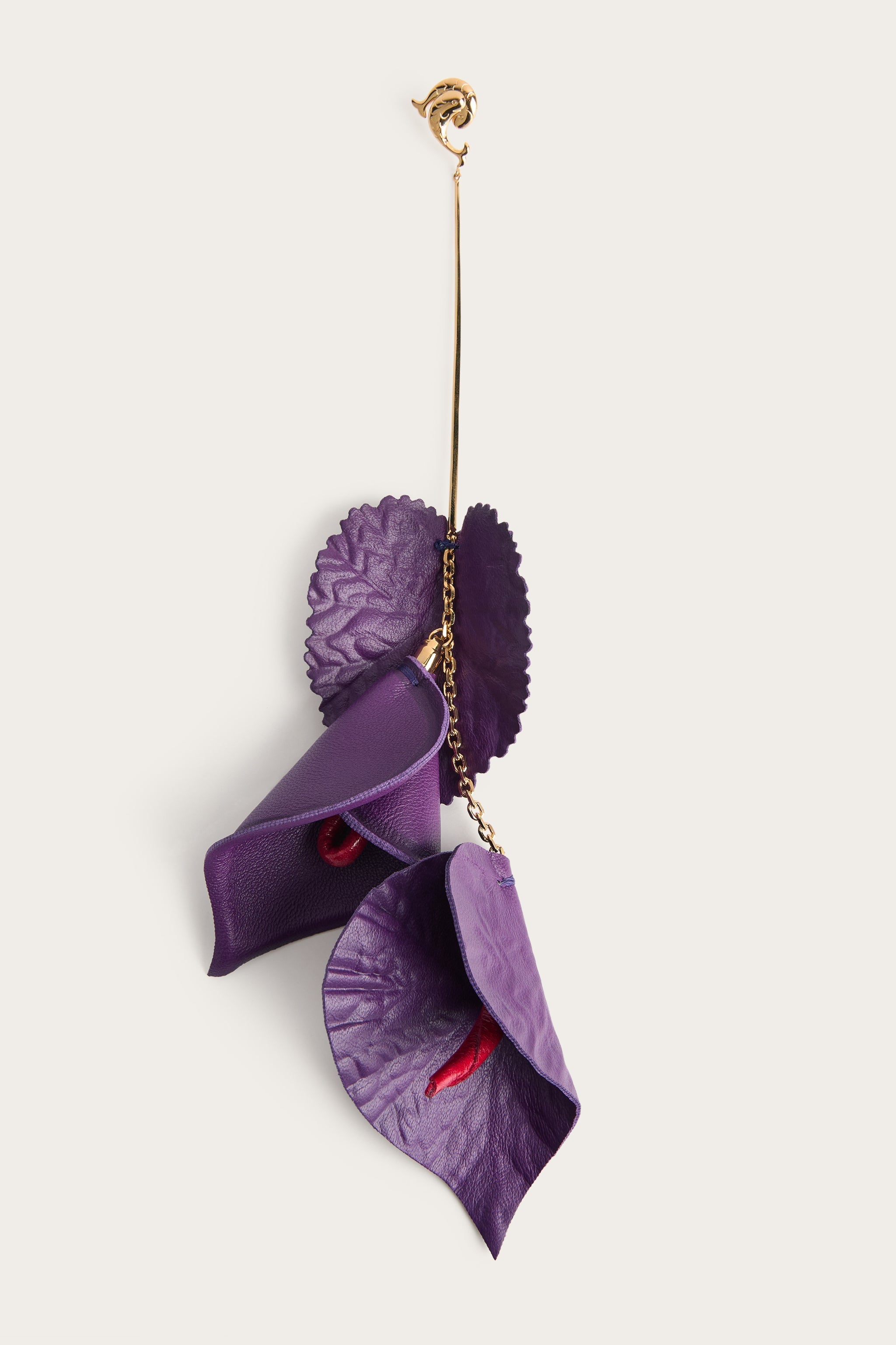Leather Flowers Earring
 WOMAN Pucci