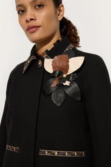 Leather Flower Brooch
 WOMAN Pucci