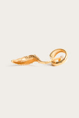 Multifinger Horn Ring with Marmo Texture
 WOMAN Pucci