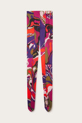 Orchidee Print Tights
 WOMAN Pucci