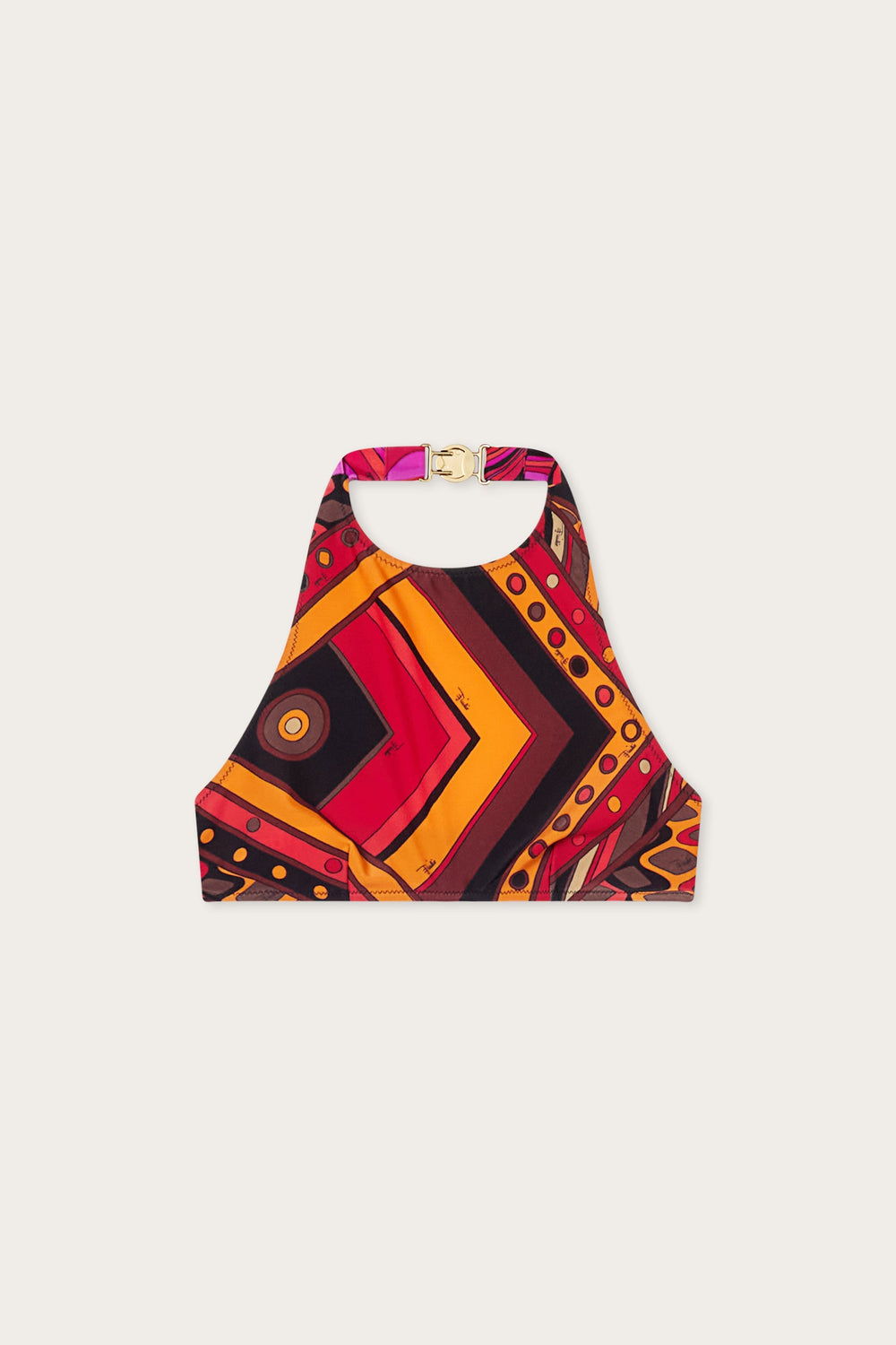 Vivara Print Bandeau Bikini Top
 WOMAN Pucci