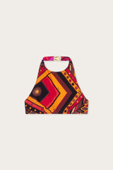 Vivara Print Bandeau Bikini Top
 WOMAN Pucci
