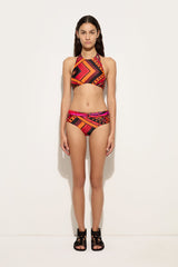 Vivara Print Bandeau Bikini Top
 WOMAN Pucci