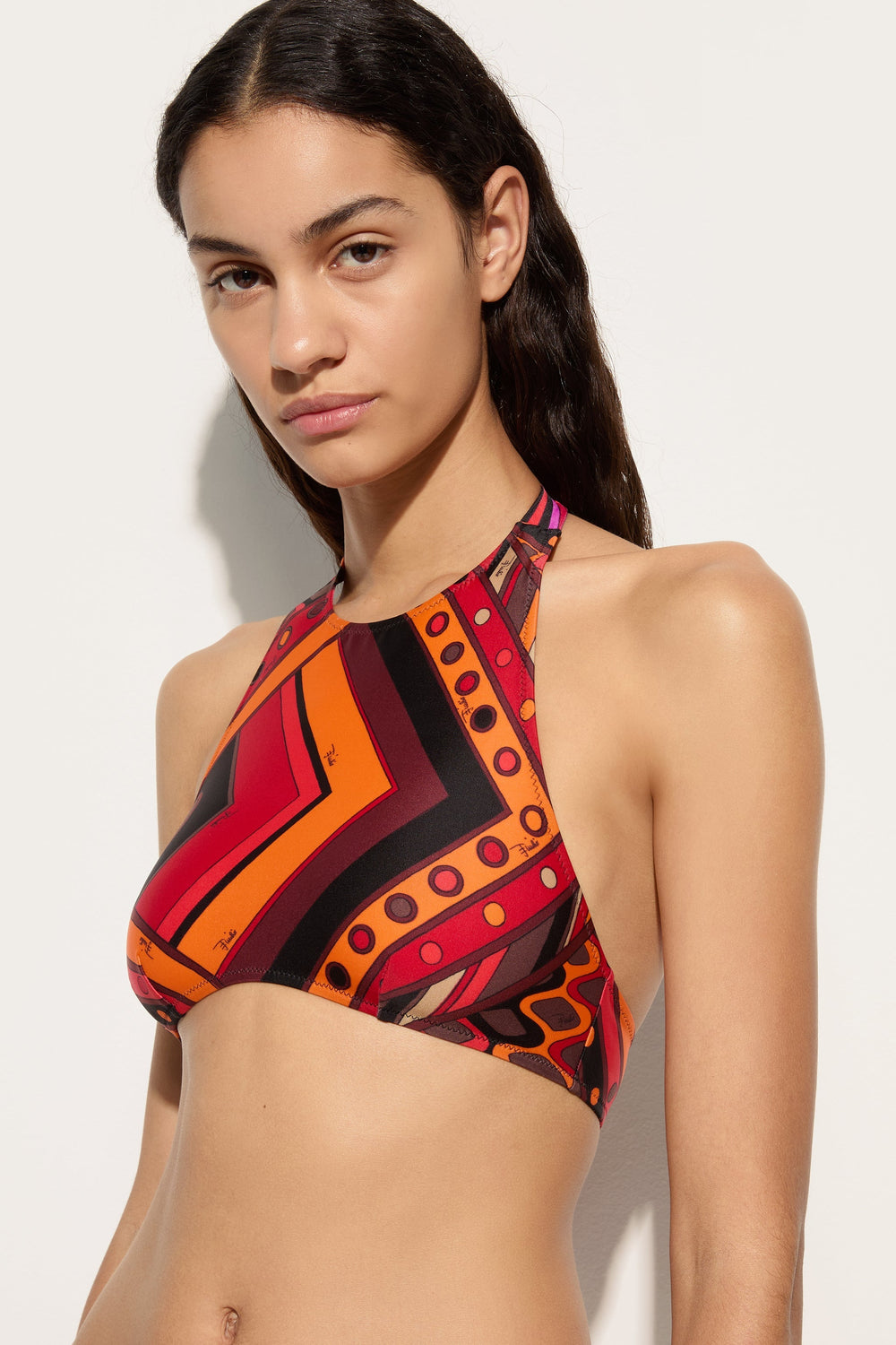 Vivara Print Bandeau Bikini Top
 WOMAN Pucci