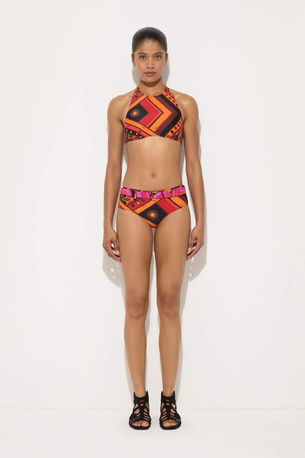 Vivara Print Coulotte Bikini Bottoms
 WOMAN Pucci