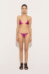 Orchidee Print Triangle Bikini Top
 WOMAN Pucci
