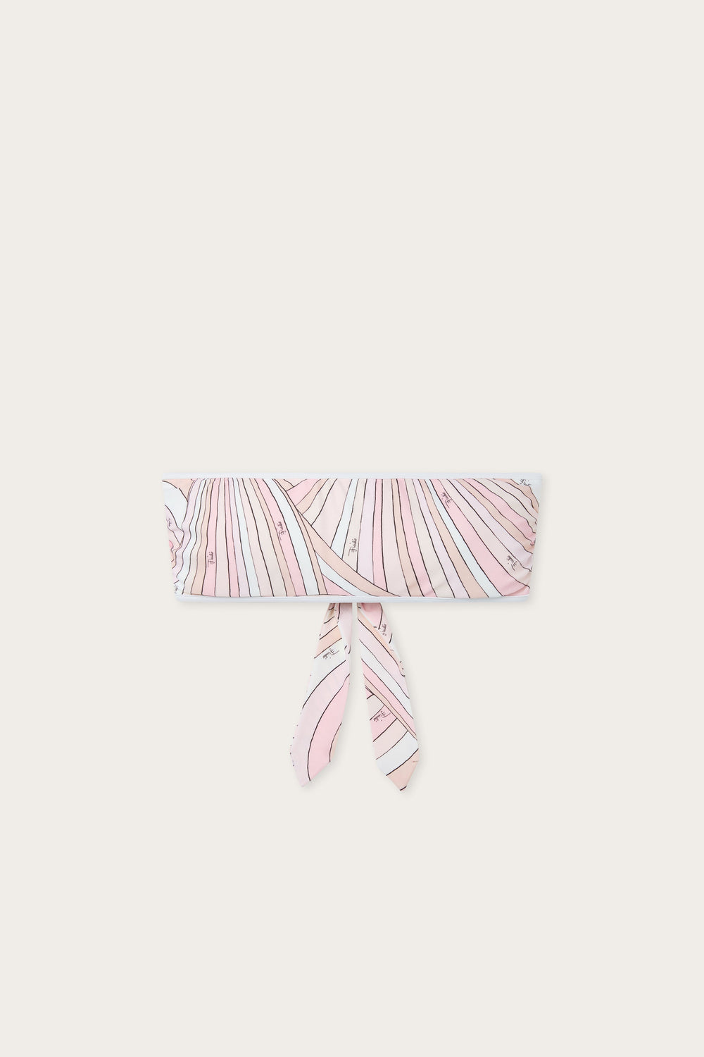 Iride Print Bandeau Bikini Top
 WOMAN Pucci