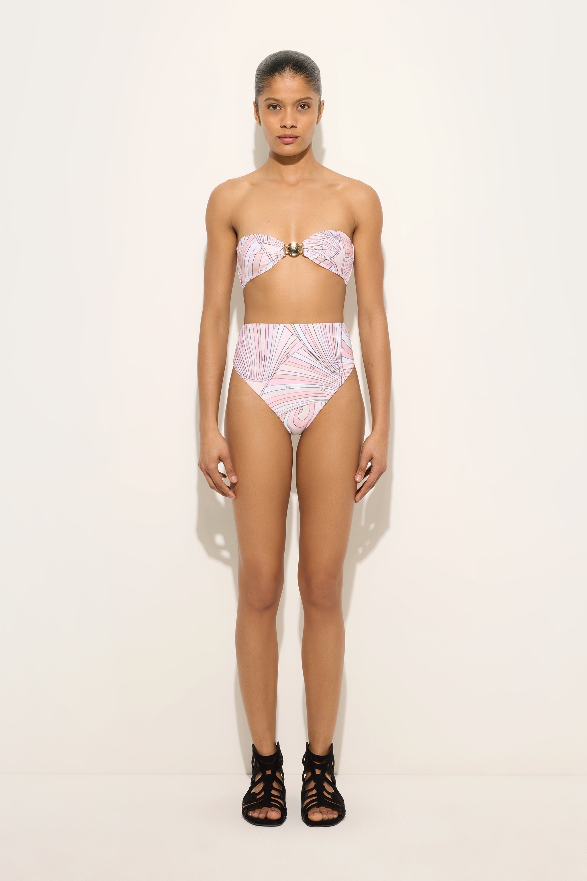 Iride Print Bikini Bottoms
 WOMAN Pucci