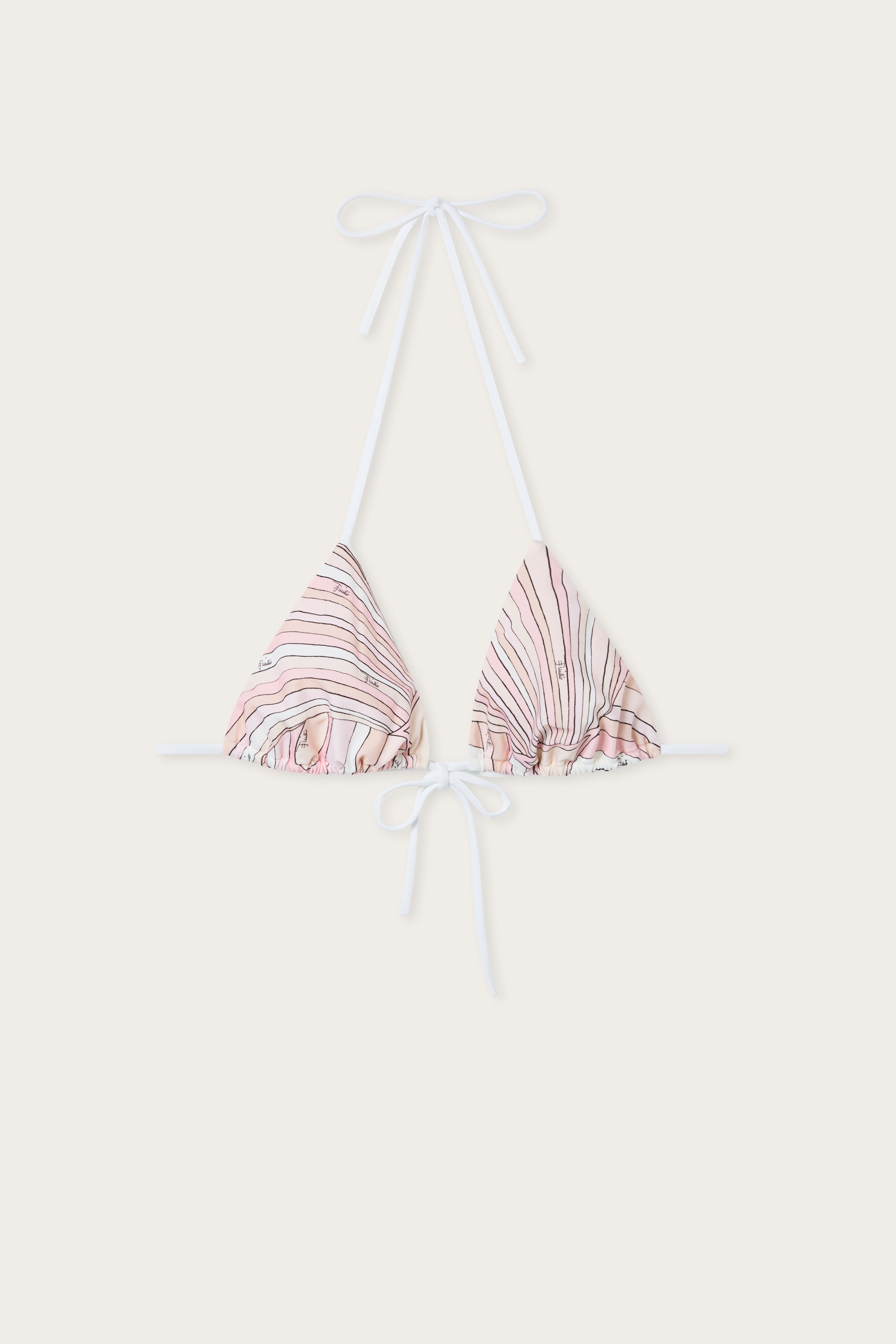 Iride Print Triangle Bikini Top
 WOMAN Pucci