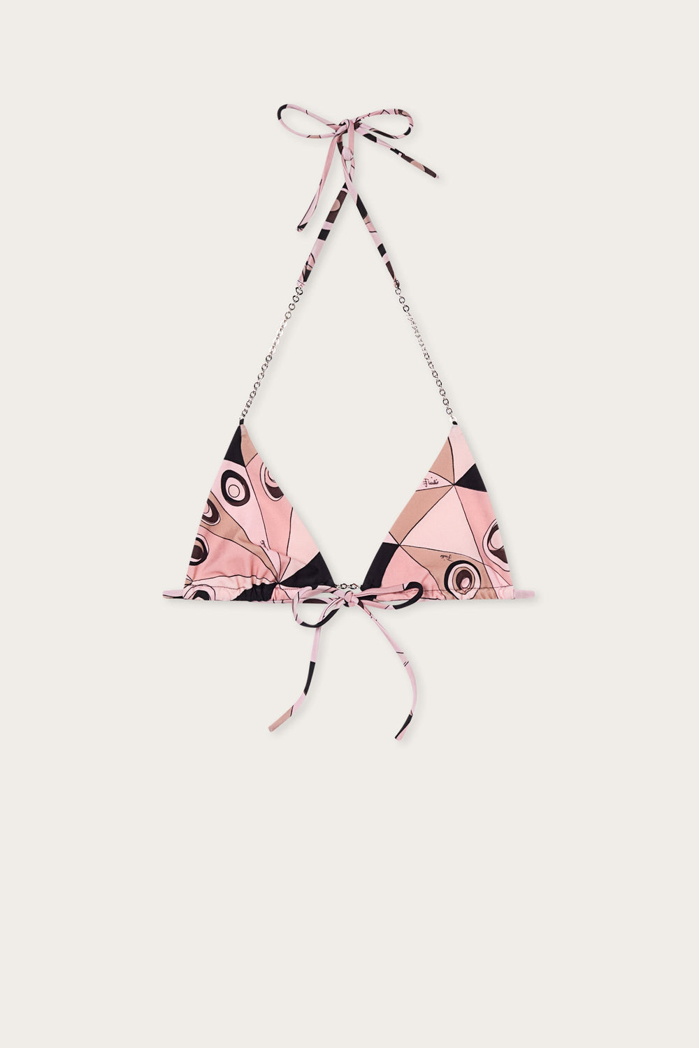 Occhi Print Triangle Bikini Top
 WOMAN Pucci