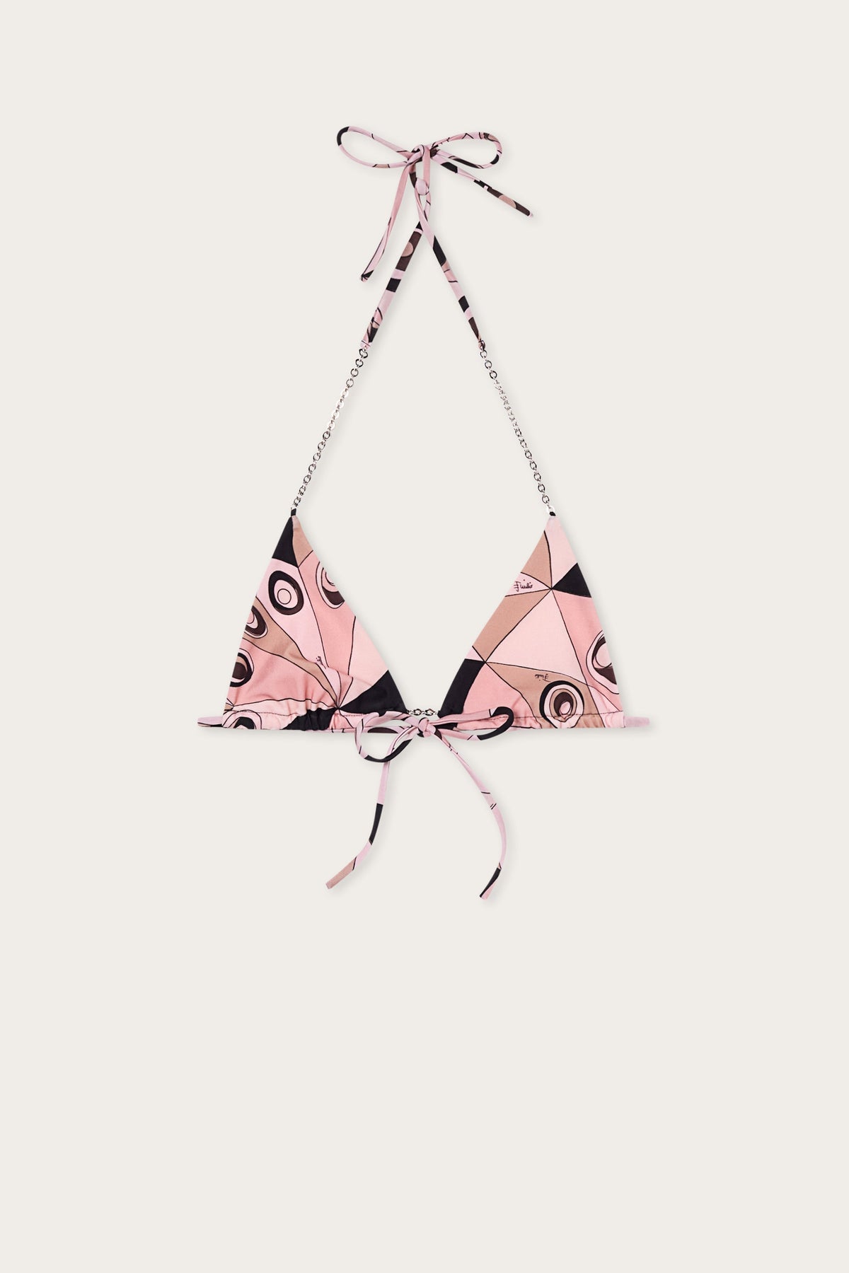 Occhi Print Triangle Bikini Top
 WOMAN Pucci