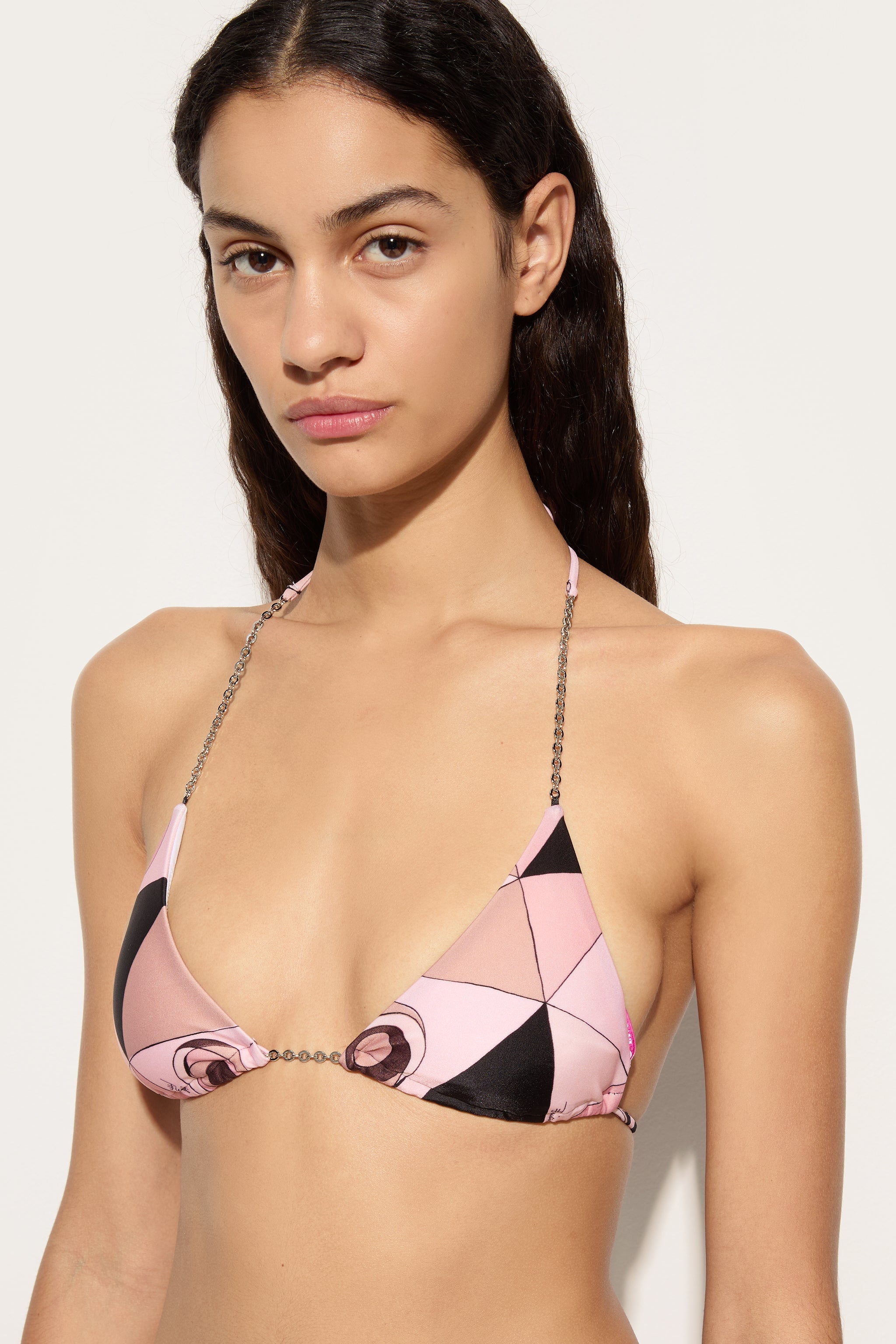 Occhi Print Triangle Bikini Top
 WOMAN Pucci