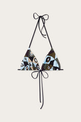 Occhi Print Triangle Bikini Top
 WOMAN Pucci