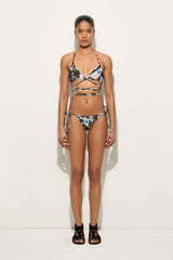 Occhi Print Triangle Bikini Top
 WOMAN Pucci