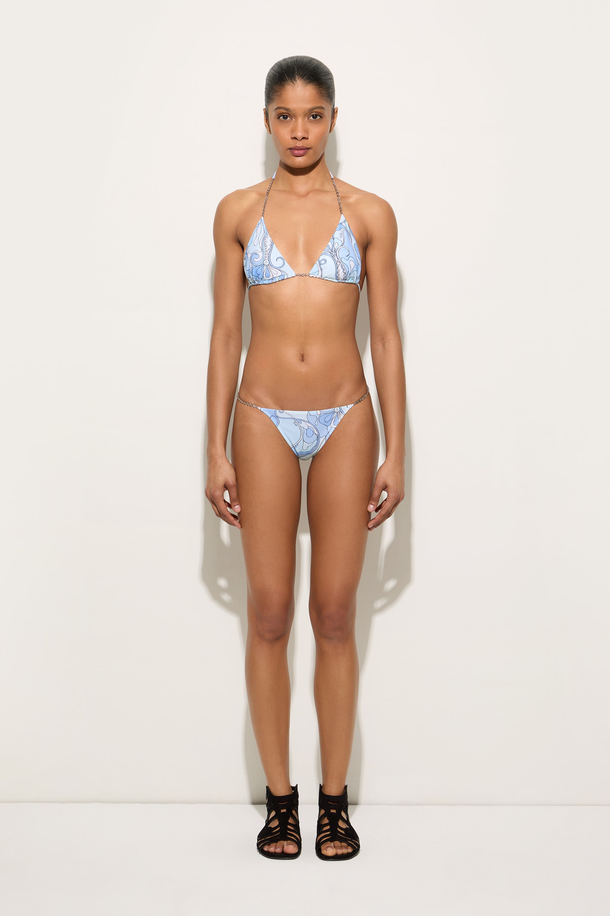 Orchidee Print Bikini Bottom
 WOMAN Pucci