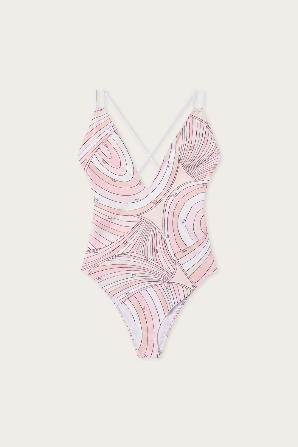 Iride Print One-Piece Swimsuit
 WOMAN Pucci