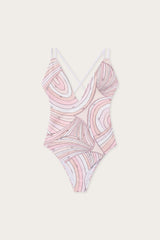 Iride Print One-Piece Swimsuit
 WOMAN Pucci