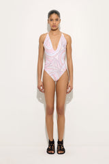 Iride Print One-Piece Swimsuit
 WOMAN Pucci