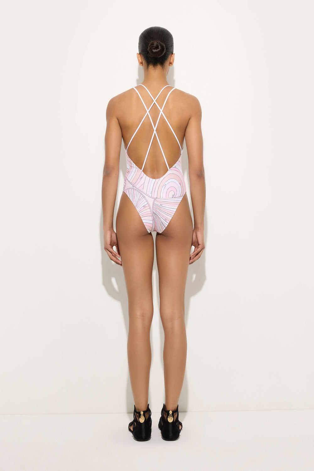 Iride Print One-Piece Swimsuit
 WOMAN Pucci