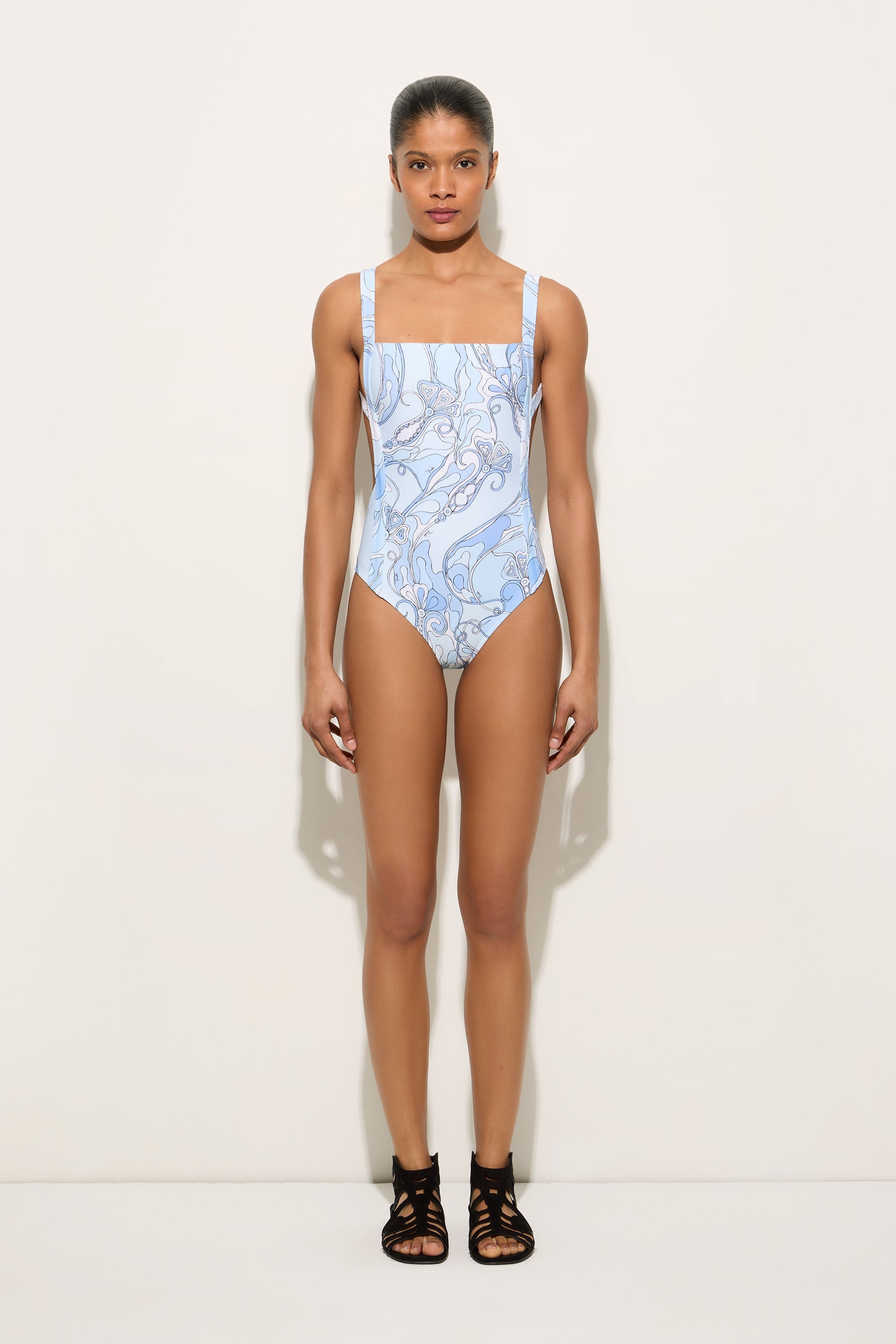 Orchidee Print Swimsuit
 WOMAN Pucci
