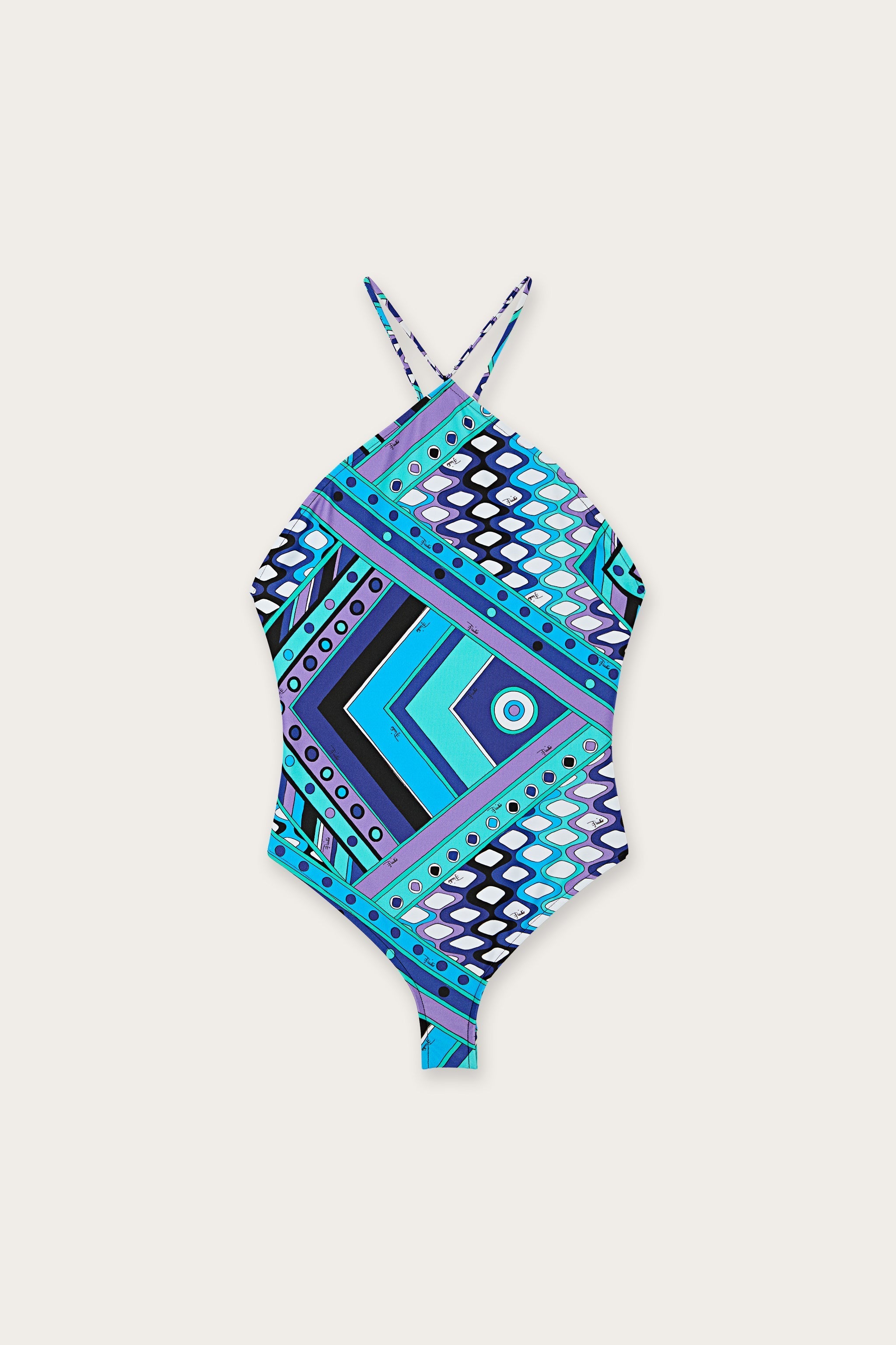 Vivara Print Cross-Strap Swimsuit
 WOMAN Pucci