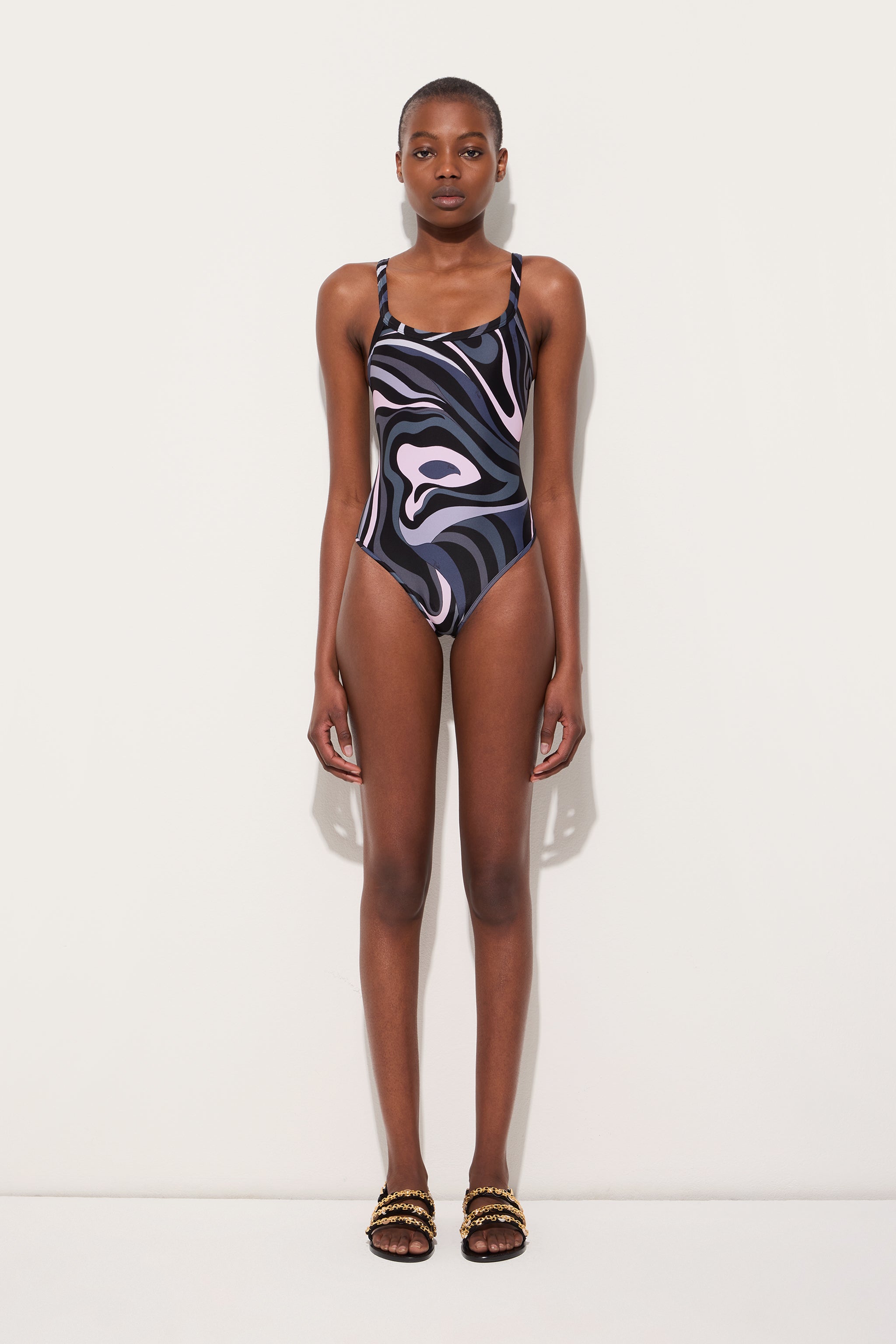 Marmo Print Swimsuit
 WOMAN Pucci