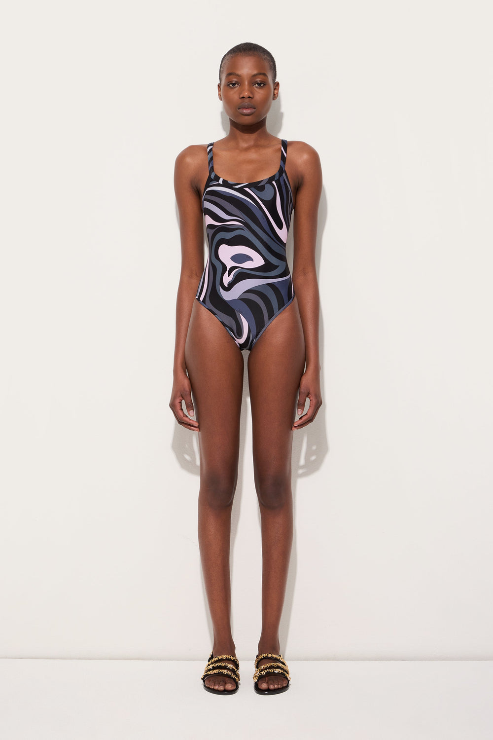 Marmo Print Swimsuit
 WOMAN Pucci