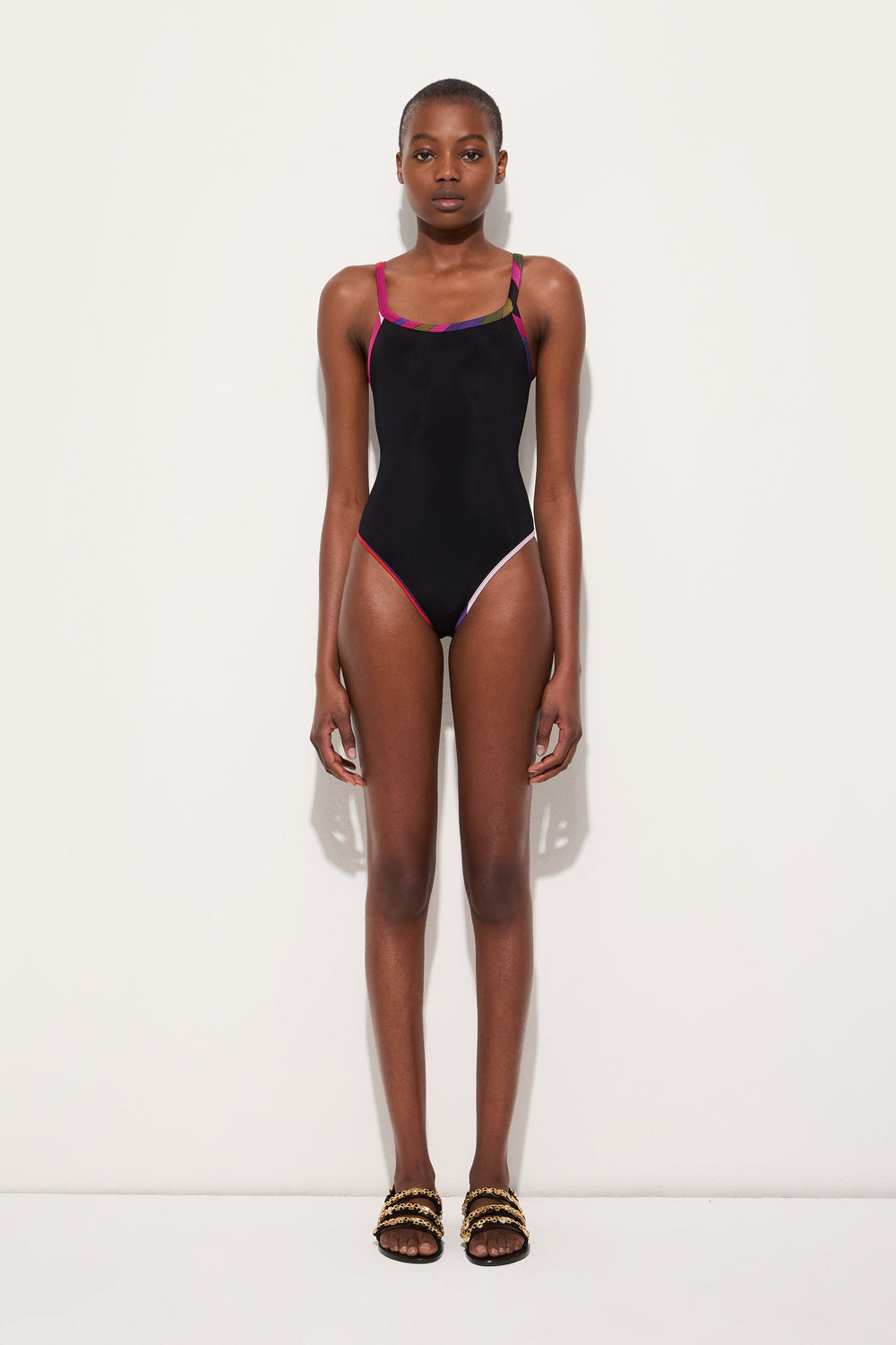 Swimsuit with Printed Trim
 WOMAN Pucci