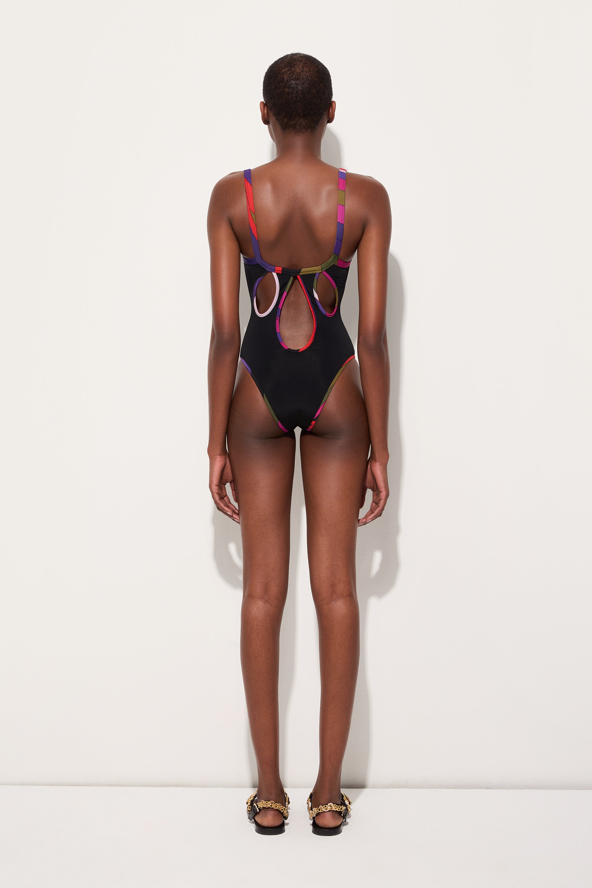 Swimsuit with Printed Trim
 WOMAN Pucci
