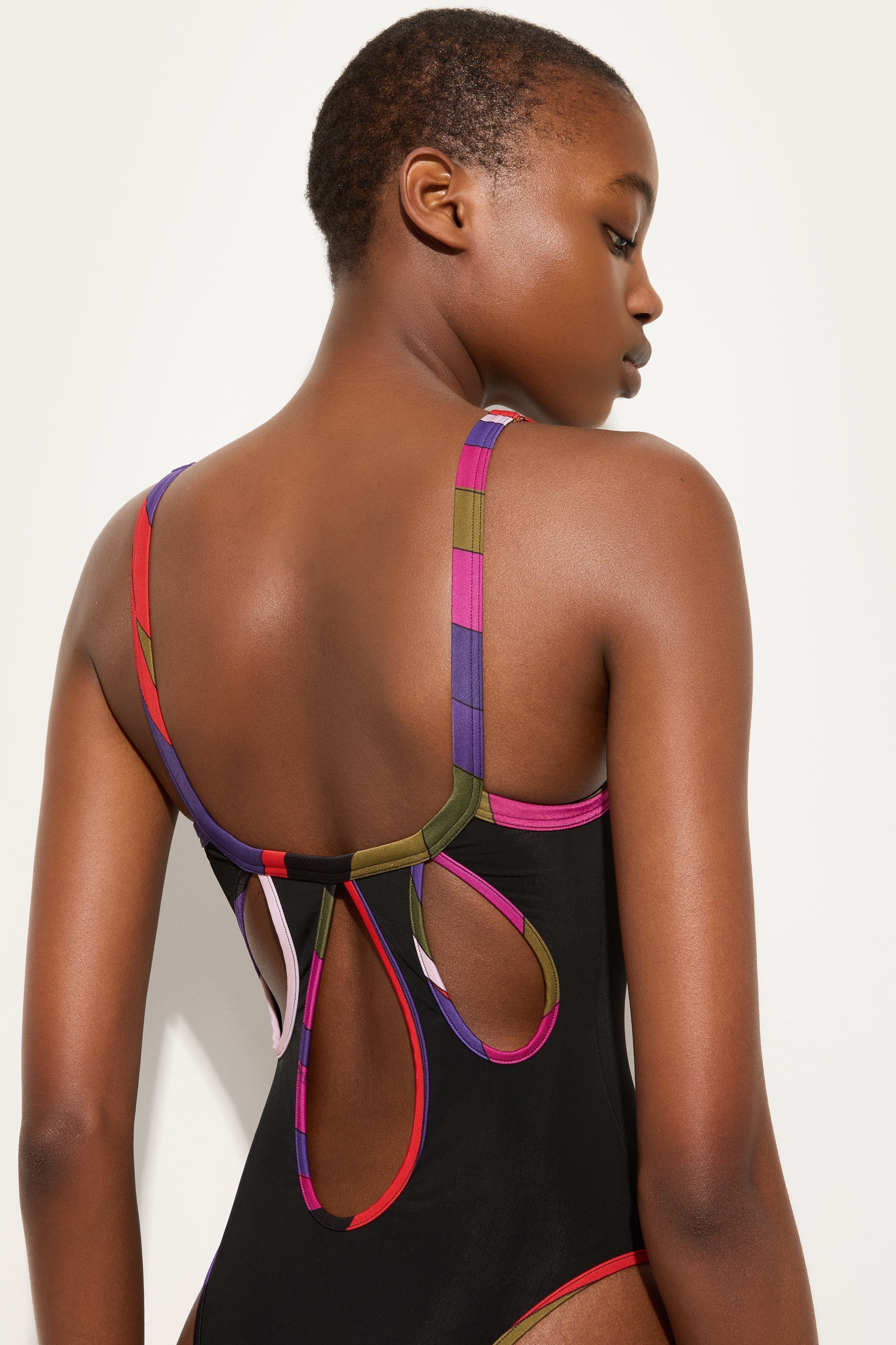 Swimsuit with Printed Trim
 WOMAN Pucci
