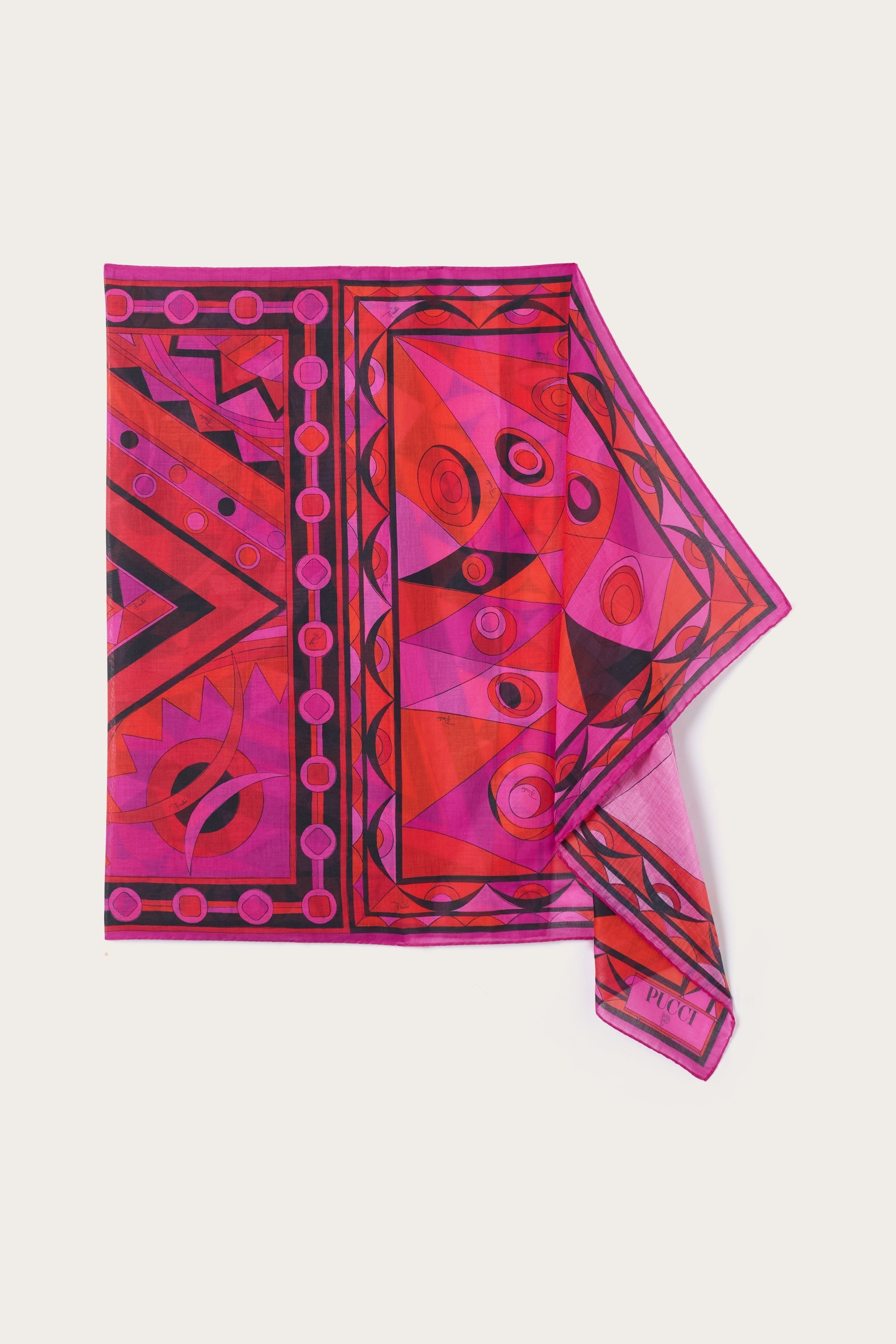 Cotton Sarong with Mixed Prints
 WOMAN Pucci