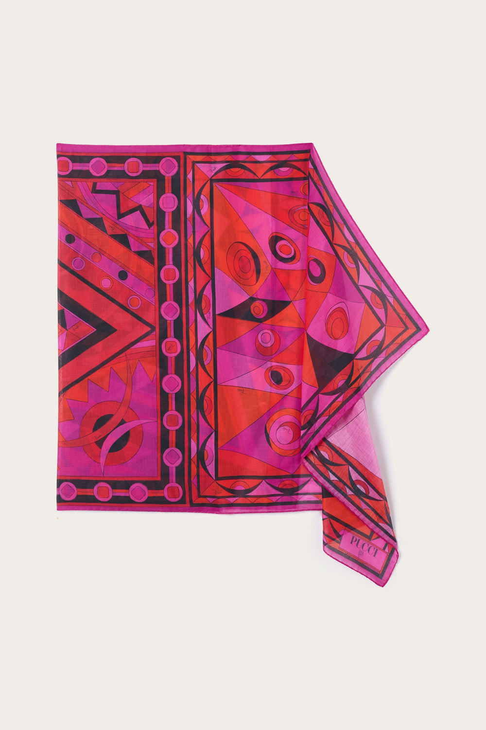 Cotton Sarong with Mixed Prints
 WOMAN Pucci