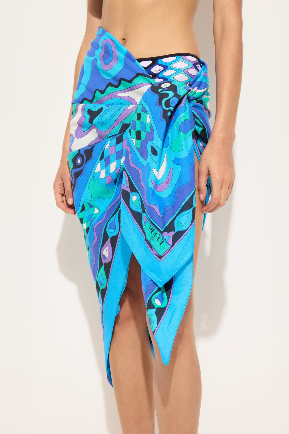 Angoli Print Cotton Sarong
 WOMAN Pucci