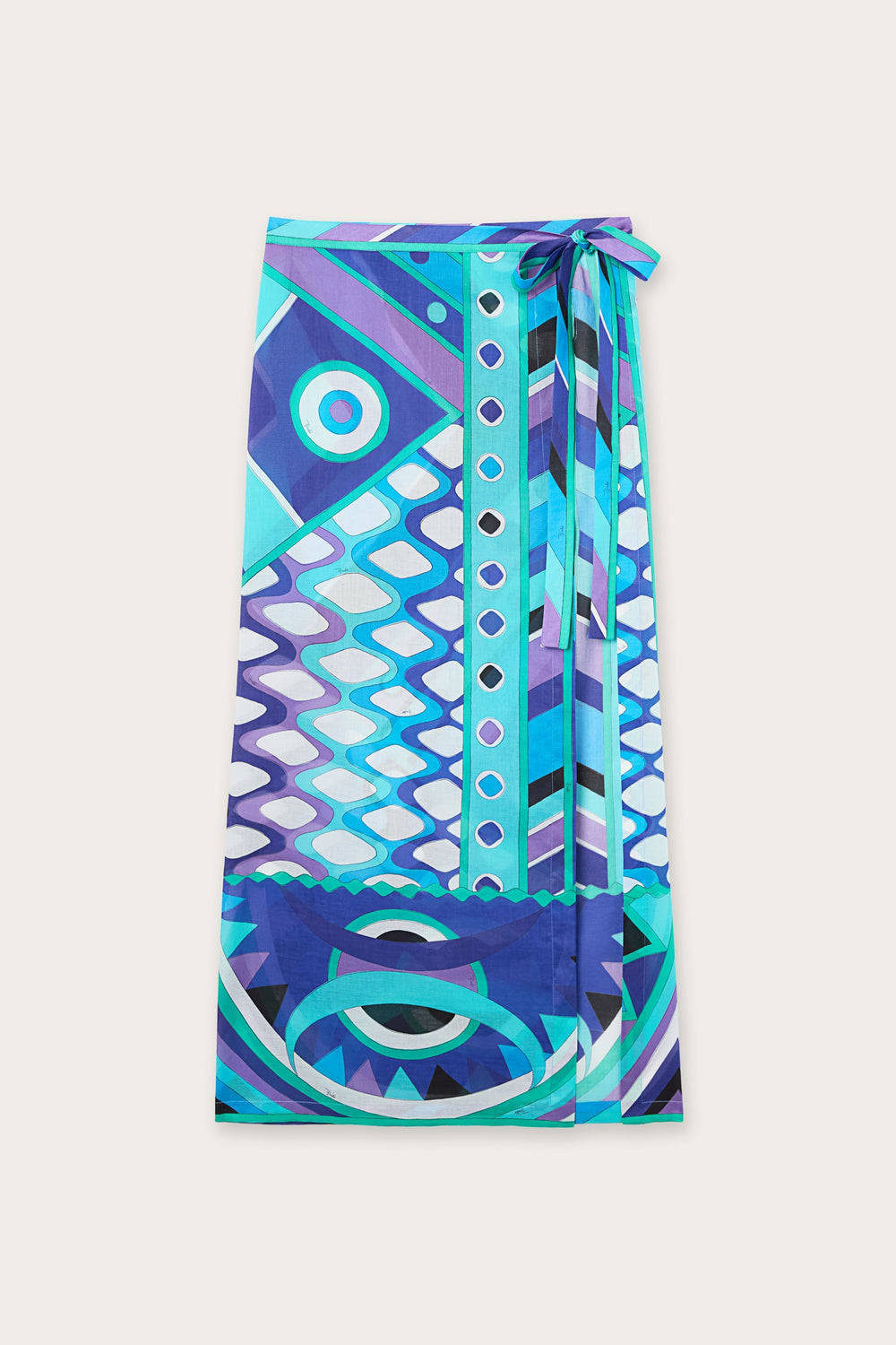 Vivara Print Cotton Sarong Skirt
 WOMAN Pucci