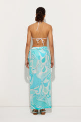 Orchidee Print Pareo Skirt
 WOMAN Pucci