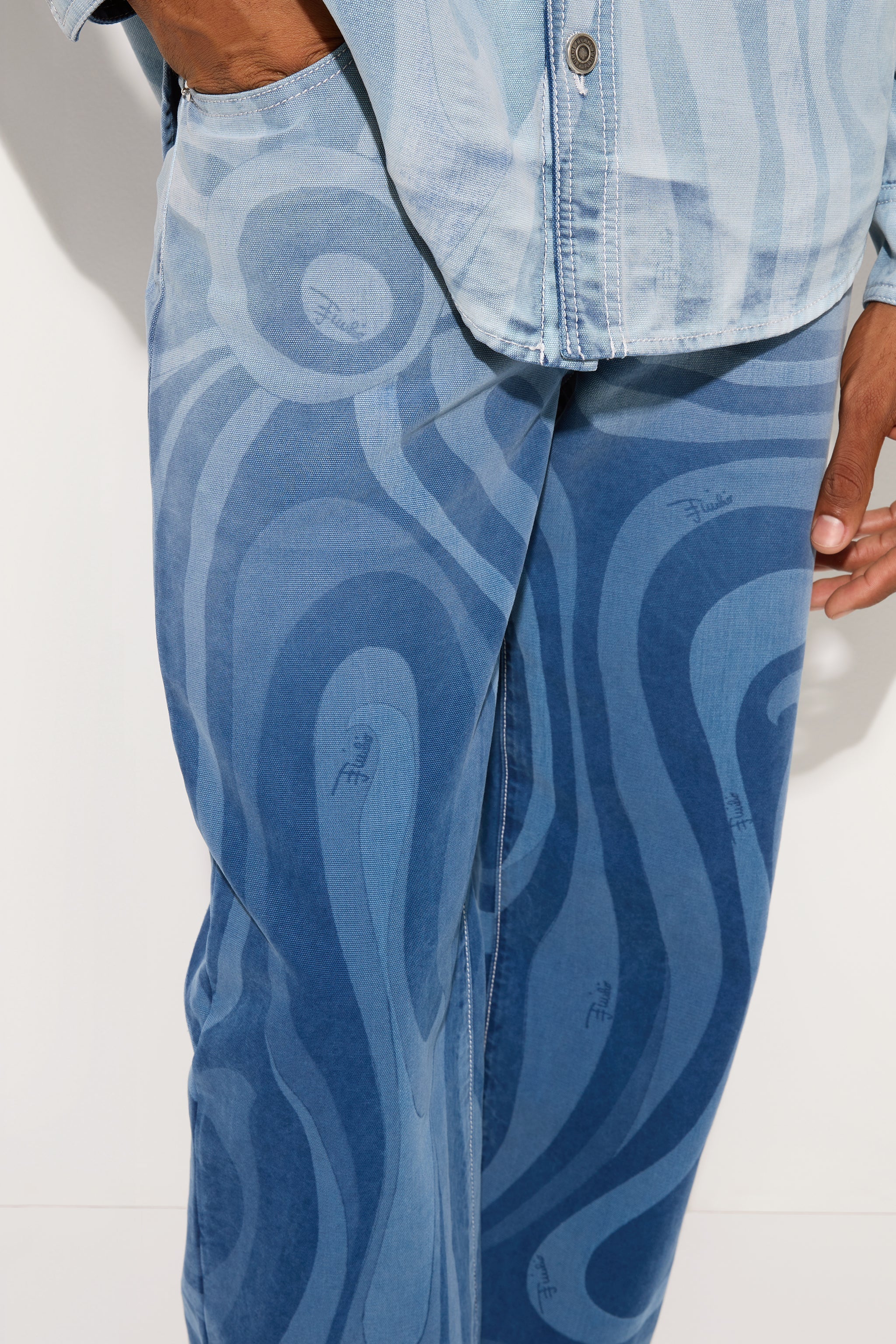 Denim Trousers in Marmo
  Pucci
