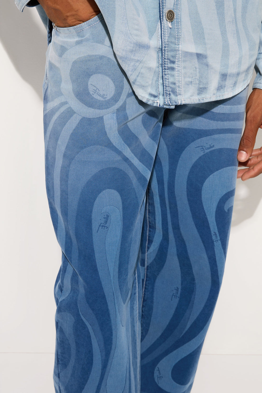 Denim Trousers in Marmo
  Pucci