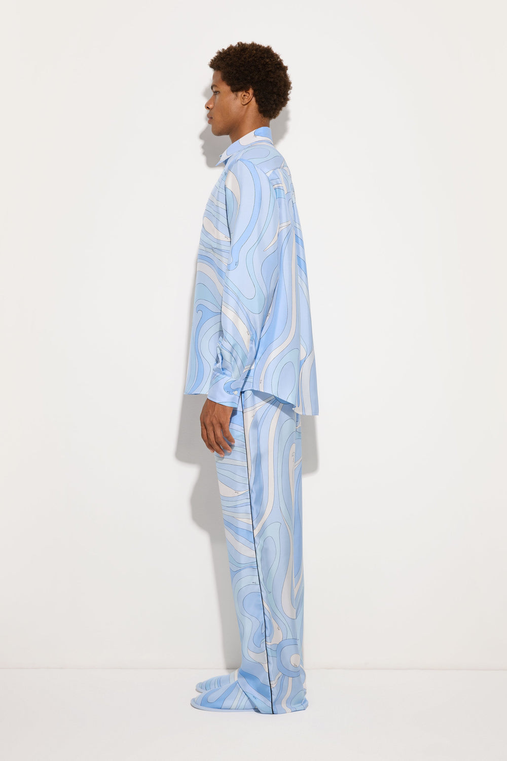 Marmo Print Silk Pants
  Pucci