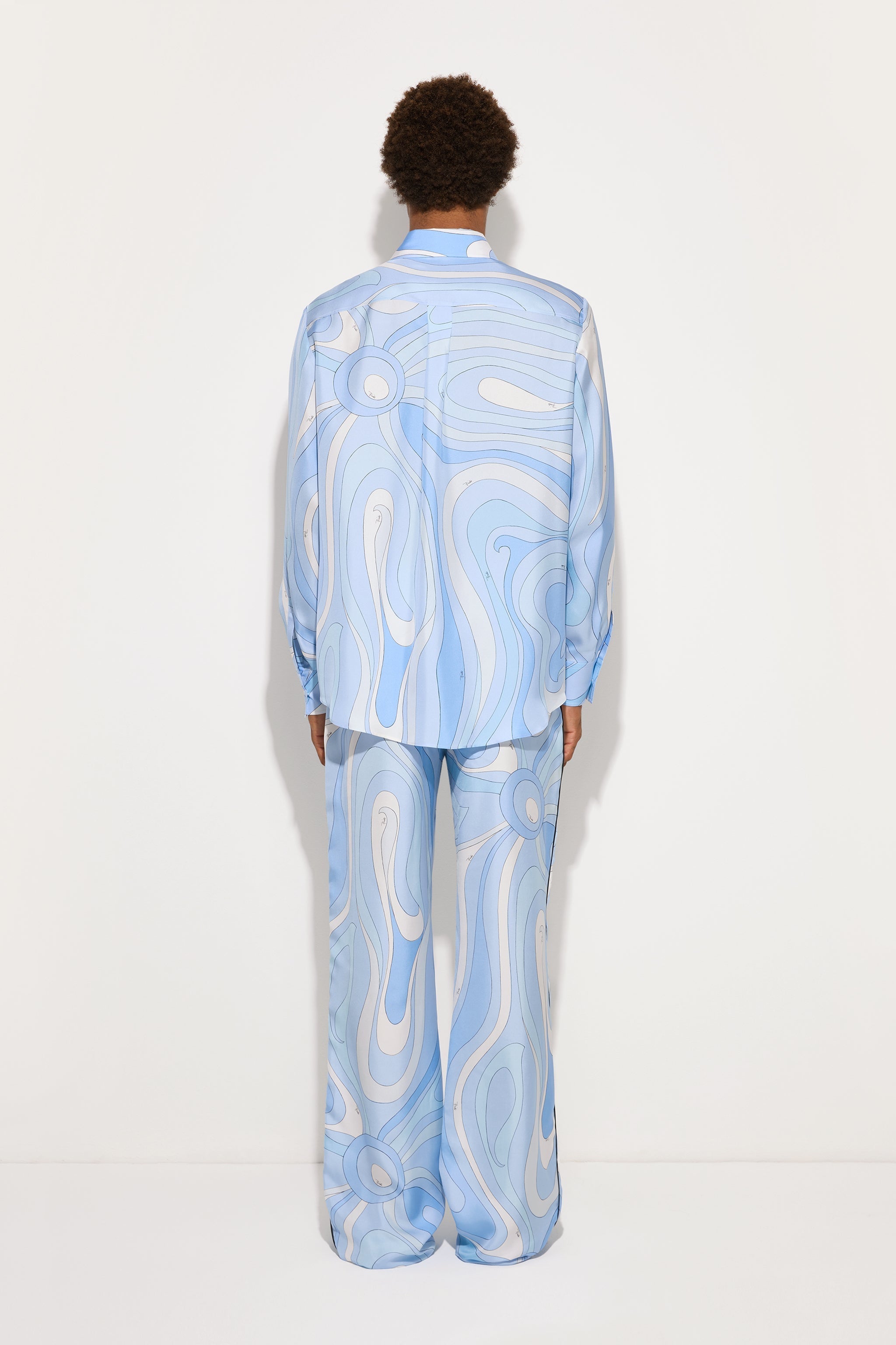 Marmo Print Silk Pants
  Pucci