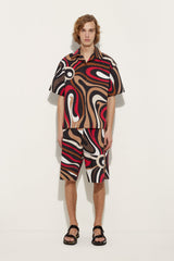 Marmo Print Bowling Shirt
  Pucci