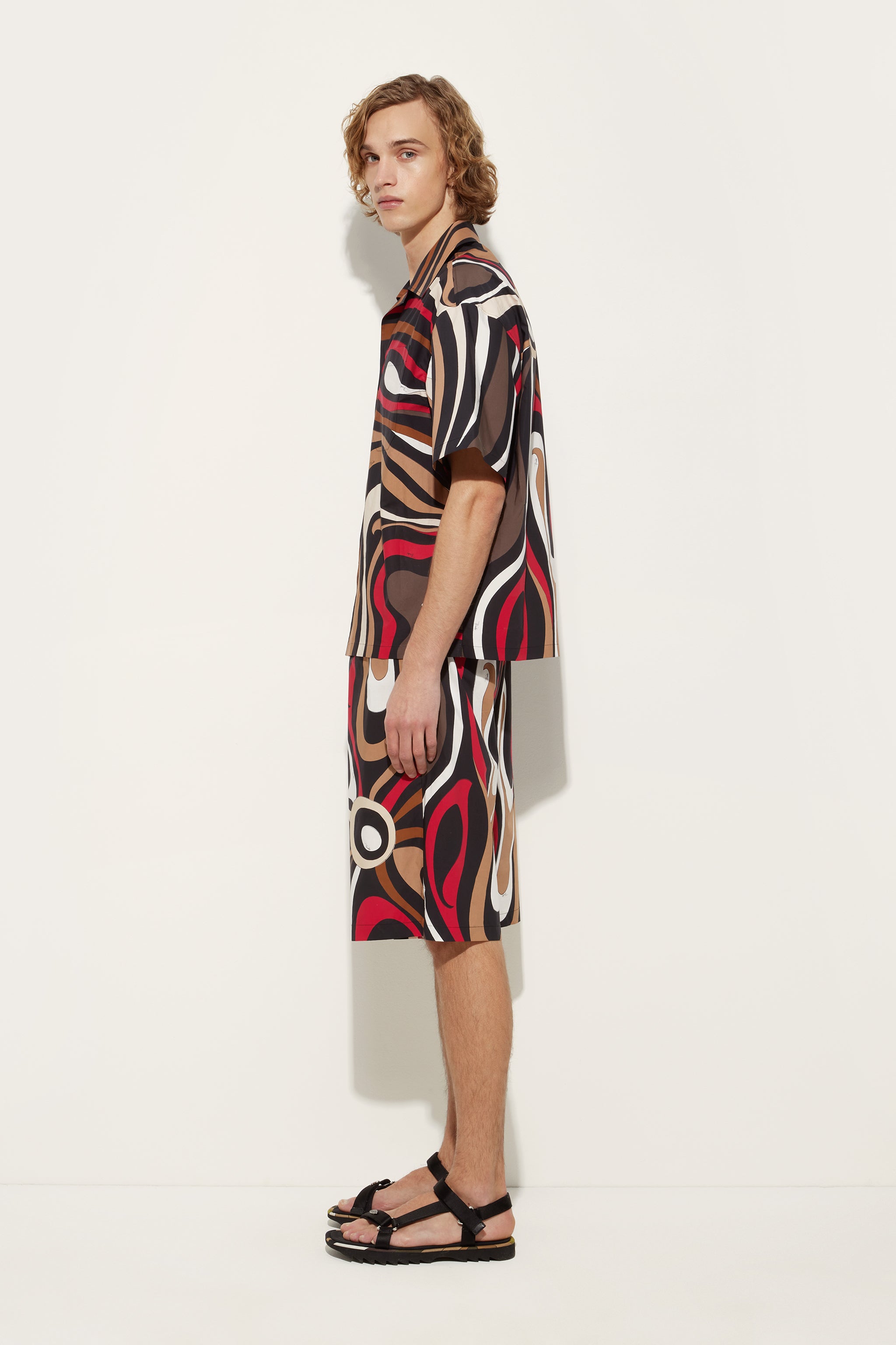 Marmo Print Bowling Shirt
  Pucci