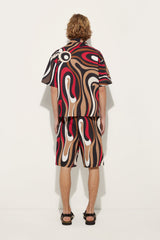 Marmo Print Bowling Shirt
  Pucci